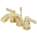 Kingston Brass KB8952NDL Mini-Widespread Bathroom Faucet, Polished Brass KB8952NDL